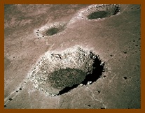 Crateras em Winslow, no Arizona.